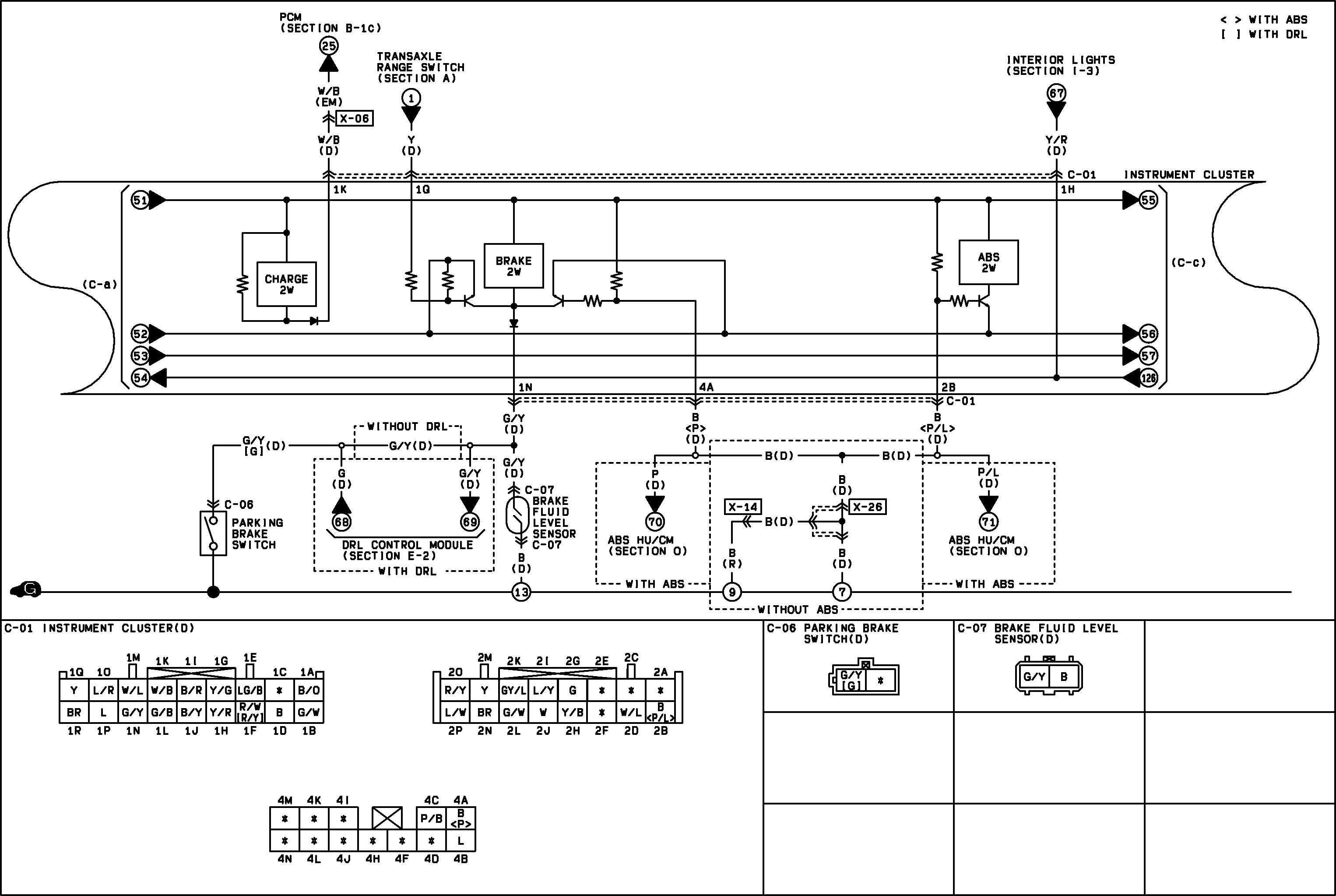 Mazda MPV 2000 wiring diagrams